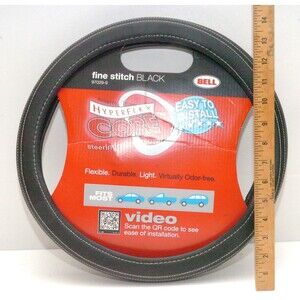 Bell Automotive 97029-9 Universal Fine Stitch Hyperflex Core Steering WheelCover